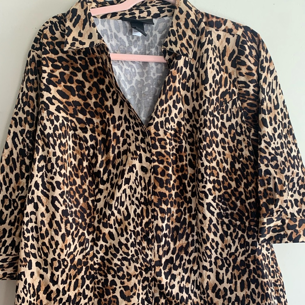 Lane Bryant Leopard top 🐆